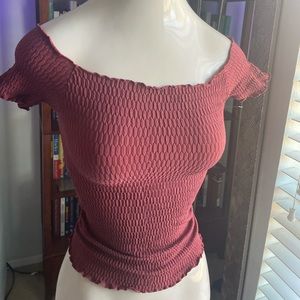 Free people mauve pink top